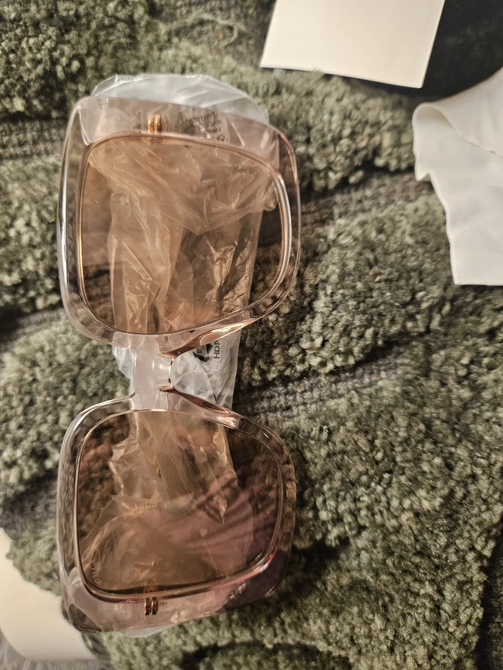 NEW Gucci GG1314S 005 Beige Brown Gradient Oversized Sunglasses